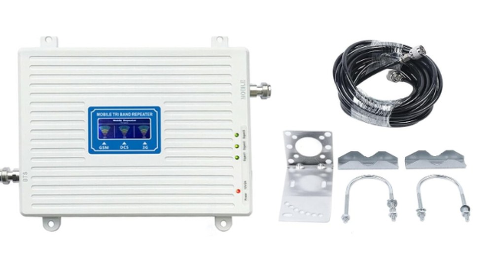 Mobile signal booster for home and small office
